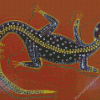 Aboriginal Goanna Art Diamond Painting