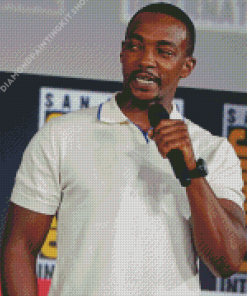 Actor Anthony Mackie Diamond Painting