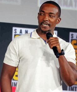 Actor Anthony Mackie Diamond Painting