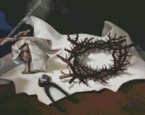 Aesthetic Crown Of Thorns Art Diamond Painting