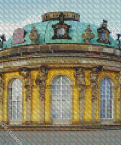 Aesthetic Sanssouci Palace Brandenburg Diamond Painting