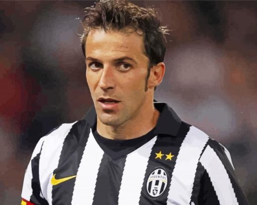 Alessandro Del Piero Footballer Diamond Painting