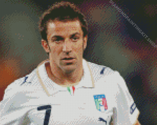 Alessandro Del Piero Player Diamond Painting