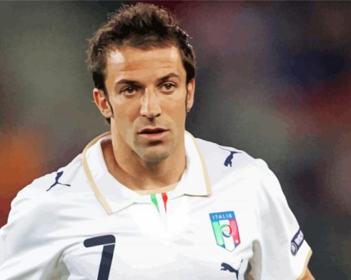 Alessandro Del Piero Player Diamond Painting