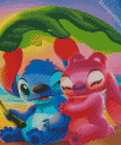 An Angel Stitch Angel And Lilo Diamond Painting