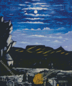 Arsenali Mountain At Night Diamond Painting