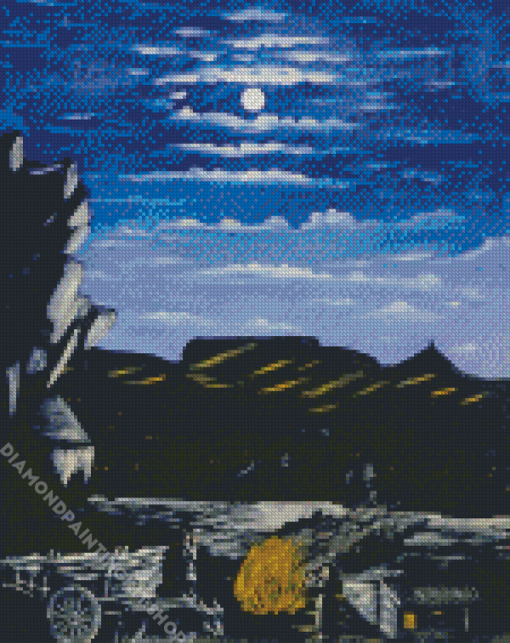 Arsenali Mountain At Night Diamond Painting