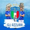 Azzurri Italy National Football Team Diamond Painting