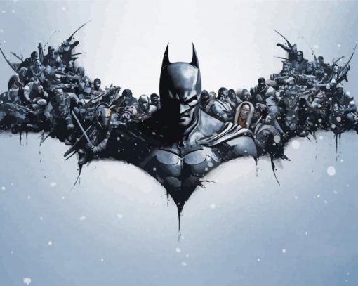 The Batman Symbol Diamond Painting