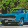 Blue Dodge Charger 1970 Diamond Painting