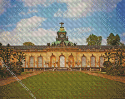 Brandenburg Sanssouci Palace Diamond Painting