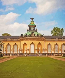 Brandenburg Sanssouci Palace Diamond Painting