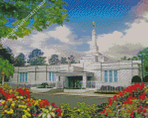 Aesthetic Columbia South Carolina Temple Diamond Painting