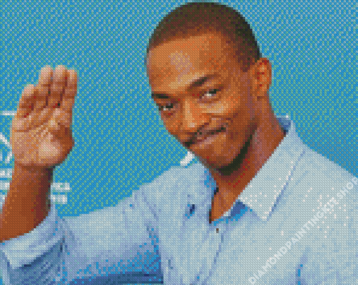 Anthony Mackie Actor Diamond Painting