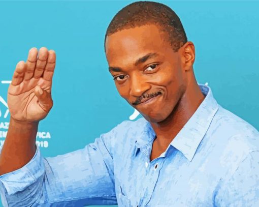 Anthony Mackie Actor Diamond Painting