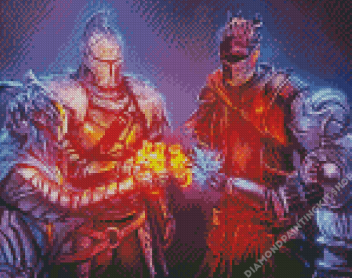 Demons Souls Game Diamond Painting