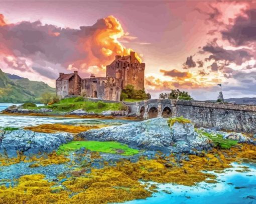 Eilean Donan Castle Diamond Painting