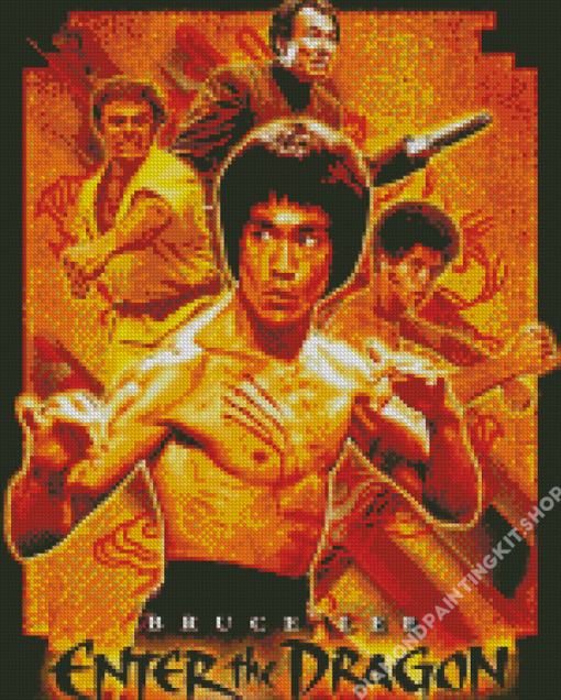 Enter The Dragon Movie Diamond Painting