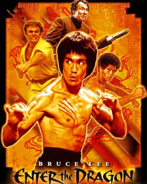 Enter The Dragon Movie Diamond Painting