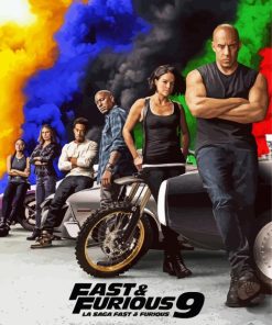 Fast And Furious 9 Poster Diamond Painting