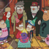 Gravity Falls Characters Diamond Painting