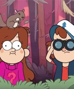 Gravity Falls Mabel And Dipper Diamond Painting