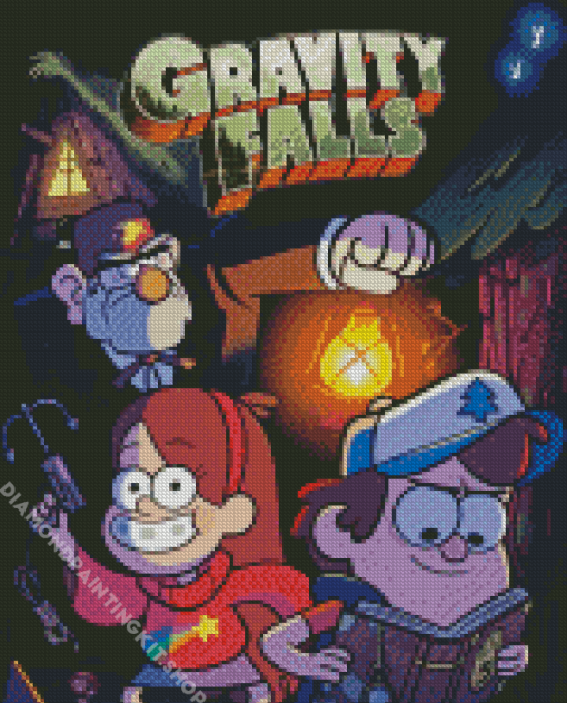 Gravity Falls Poster Diamond Painting