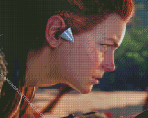 Aloy Horizon Forbidden West Diamond Painting