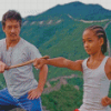 Jackie And Jaden The Karate Kid Diamond Painting