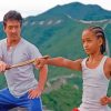 Jackie And Jaden The Karate Kid Diamond Painting