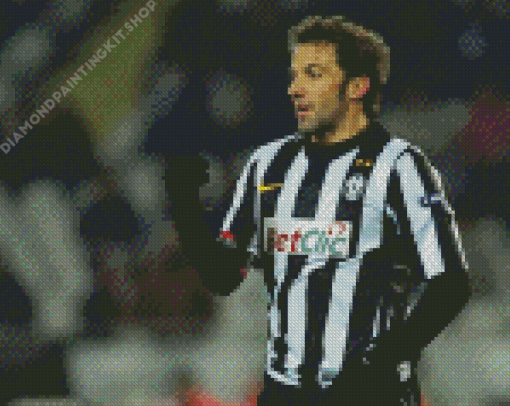 Juventus Player Alessandro Del Piero Diamond Painting