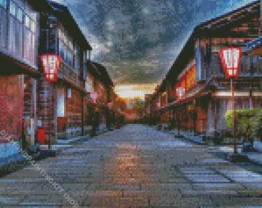 Kanazawa Street Diamond Painting