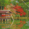 Kenrokuen Garden Kanazawa Japan Diamond Painting