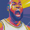 Lebron James Pop Art Diamond Painting