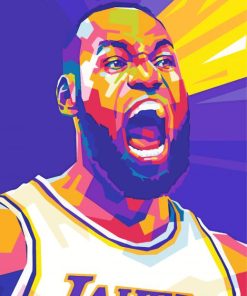 Lebron James Pop Art Diamond Painting