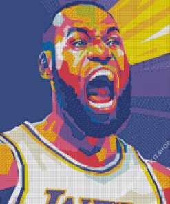 Lebron James Pop Art Diamond Painting