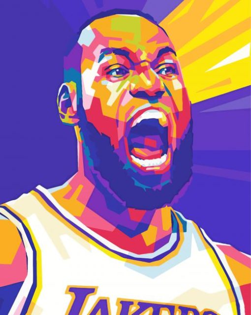 Lebron James Pop Art Diamond Painting