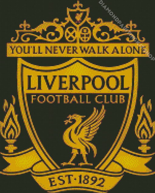 Aesthetic Liverpool Fc Crest Diamond Painting