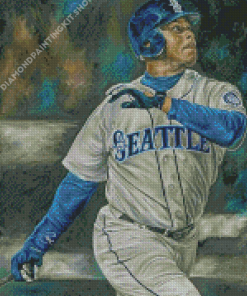 Mariners Baseball Team Player Diamond Painting