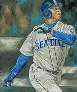 Mariners Baseball Team Player Diamond Painting