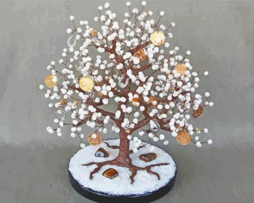 Money Coins Tree Diamond Painting