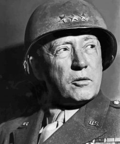 Monochrome George Patton Diamond Painting