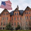 Montana State University And USA Flag Diamond Painting