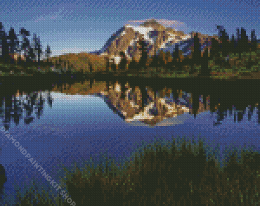 Mt Baker Landscape Diamond Painting