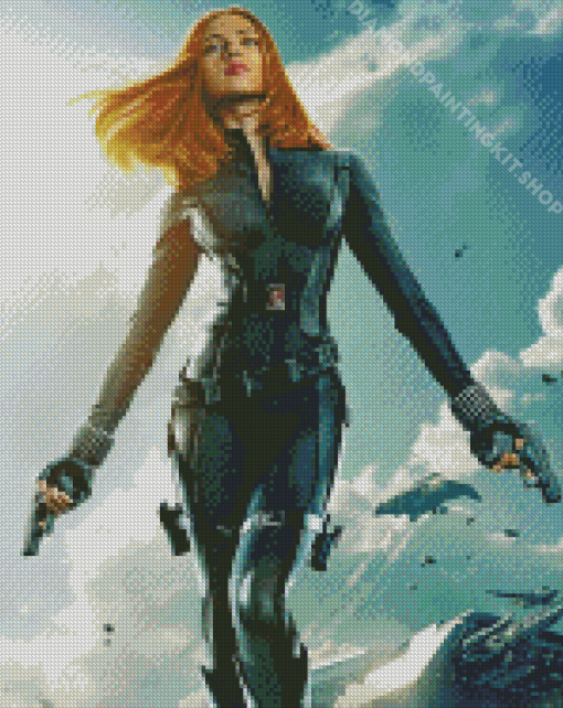 Natasha Romanoff Marvel Diamond Painting