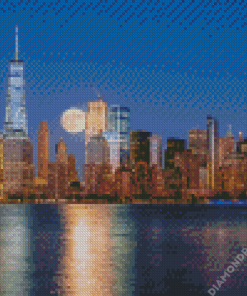 New York City Harbor Diamond Painting