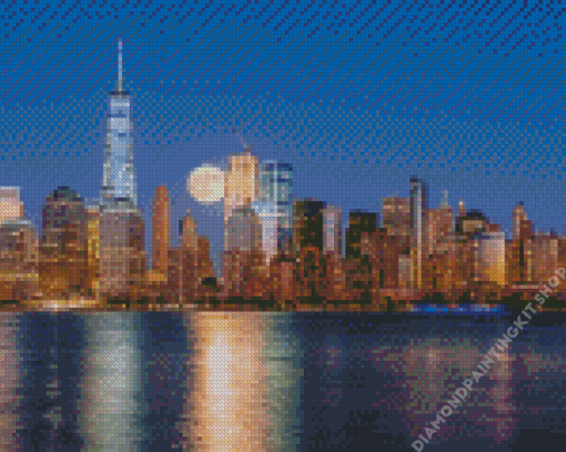 New York City Harbor Diamond Painting