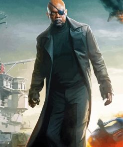 Nick Fury Character Diamond Painting