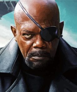 Nick Fury Marvel Character Diamond Painting