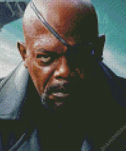 Nick Fury Marvel Character Diamond Painting